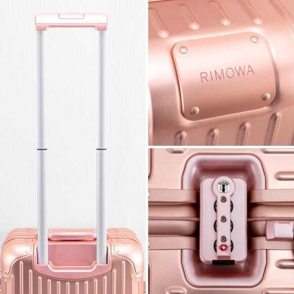 RARE Authentic RIMOWA Original Cabin 35L Carry-on Suitcase Travel Luggage Pink - Picture 10 of 10